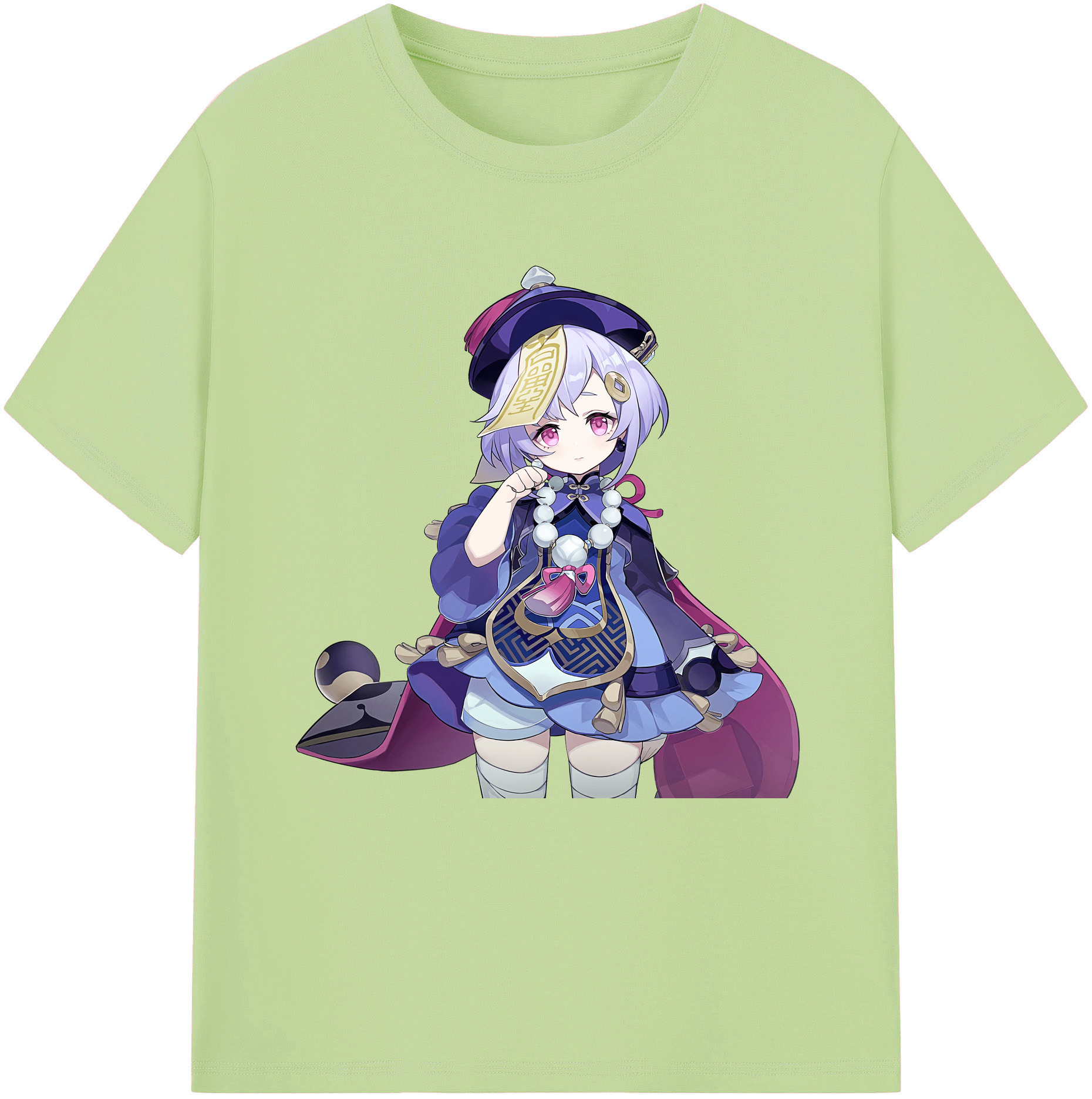 げんし神 七七 なな  genshin Nana 綿100％半袖Tシャツ（フロントプリント）